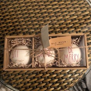 Rae Dunn Christmas ornaments